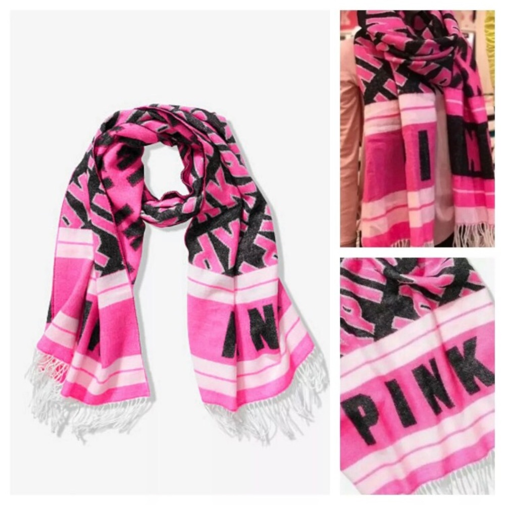 Victoria's Secret Pink 27"x 88" Blanket Scarf Wrap